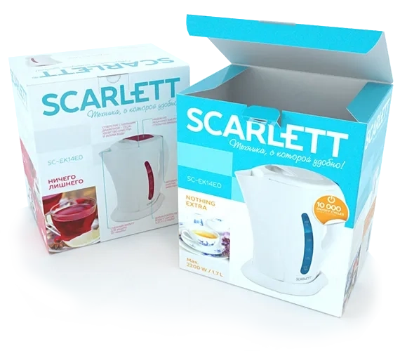 Коробка для бытовой техники Scarlet на заказ – фото