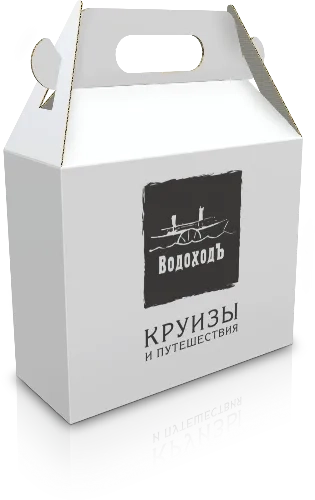 Фирменная подарочная коробка для клиентов конструкции пачка на заказ – фото
