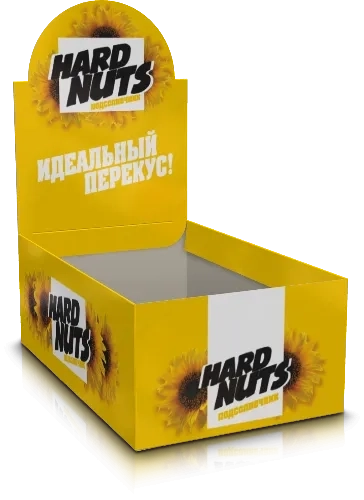 Коробка для батончиков конструкции пачка-шоу-бокс из картона на заказ – фото