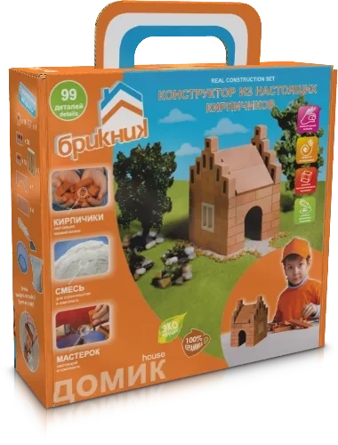 Коробка для детской игры домик конструкции "шкатулка с вырубной ручкой" на заказ – фото Коробка для детской игры домик конструкции "шкатулка с вырубной ручкой" на заказ – фото