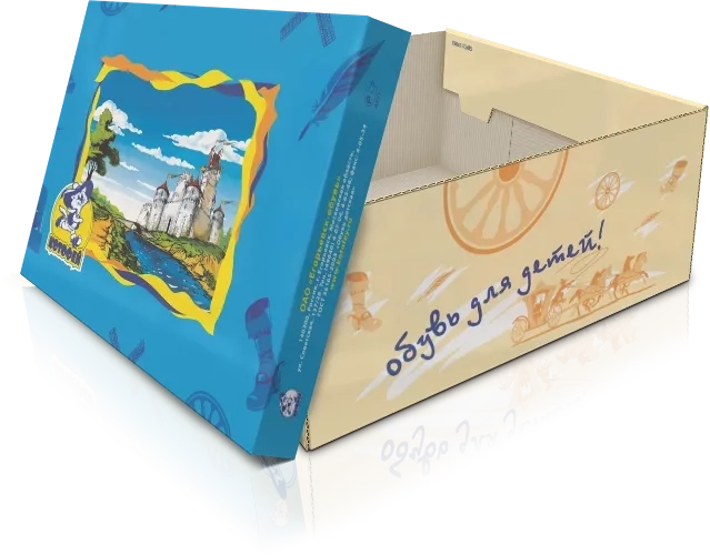 Коробка для обуви конструкции "крышка-дно" 7 на заказ – фото Коробка для обуви конструкции "крышка-дно" 7 на заказ – фото