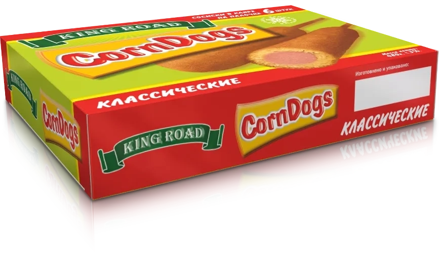 Коробка под Корн-Дог конструкции "пачка" на заказ – фото Коробка под Корн-Дог конструкции "пачка" на заказ – фото