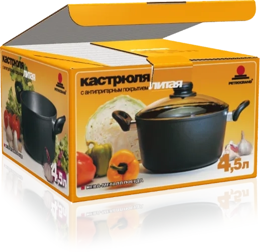Коробка под кастрюлю конструкции шкатулка на заказ – фото