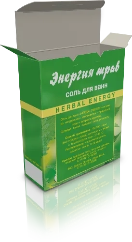 Коробка под соль для ванн конструкции пачка на заказ – фото