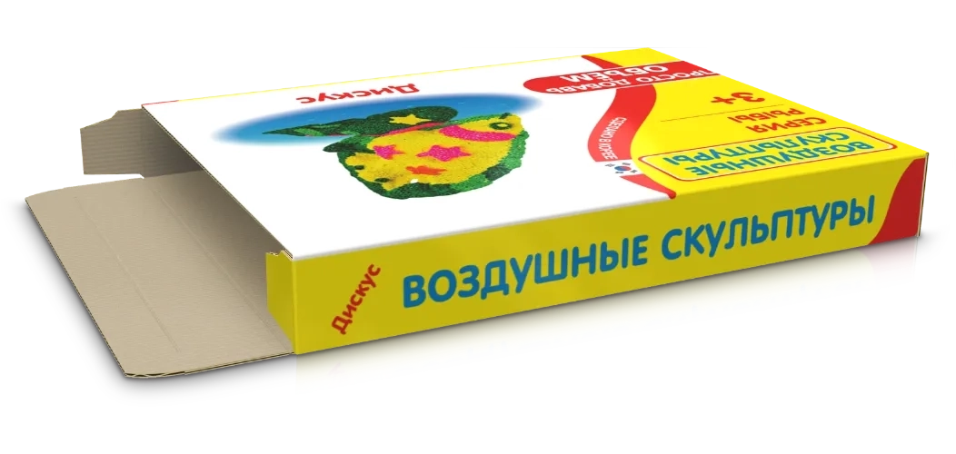 Коробка под воздушные скульптуры 250*50*350 мм на заказ – фото