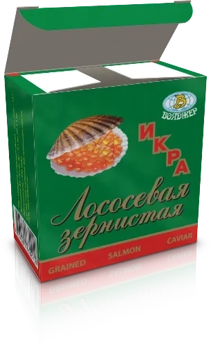 Коробка под банку красной икры конструкции "пачка" на заказ – фото Коробка под банку красной икры конструкции "пачка" на заказ – фото